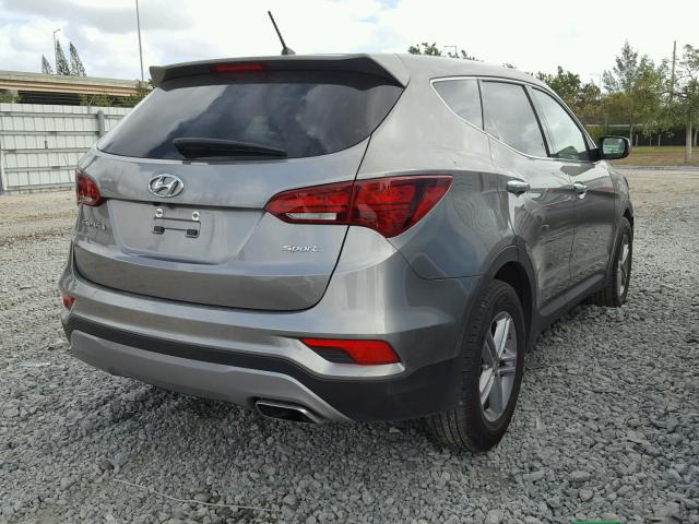 5NMZT3LB7JH060517 - 2018 HYUNDAI SANTA FE S GOLD photo 4