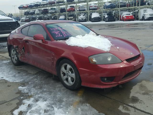 KMHHM65D16U205085 - 2006 HYUNDAI TIBURON GS RED photo 1