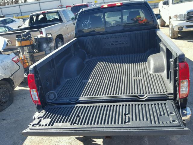 1N6AD06U25C426827 - 2005 NISSAN FRONTIER K BLACK photo 6