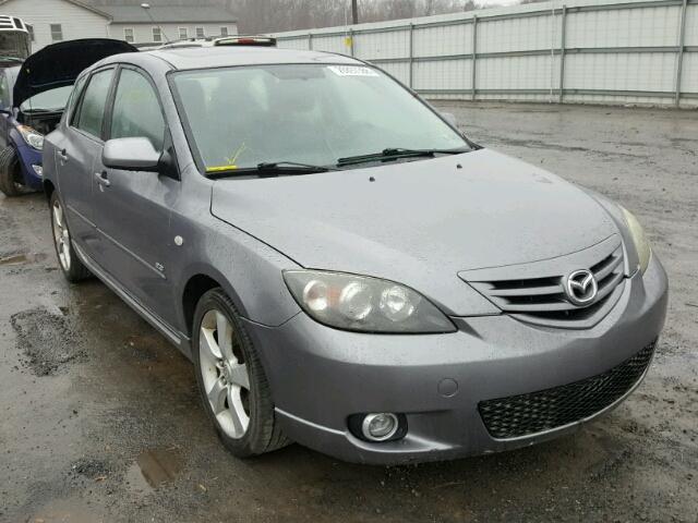 JM1BK343941197873 - 2004 MAZDA 3 HATCHBAC GRAY photo 1