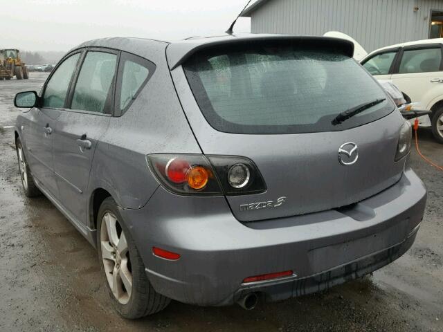 JM1BK343941197873 - 2004 MAZDA 3 HATCHBAC GRAY photo 3