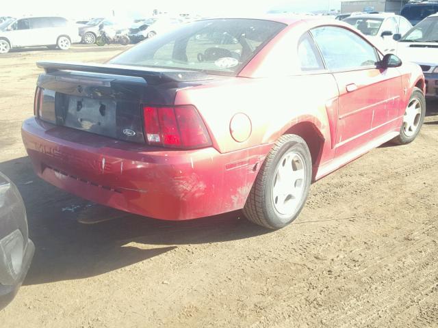 1FAFP40431F180062 - 2001 FORD MUSTANG RED photo 4