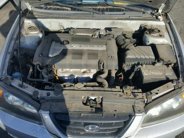 KMHDN46D85U135520 - 2005 HYUNDAI ELANTRA GL SILVER photo 7