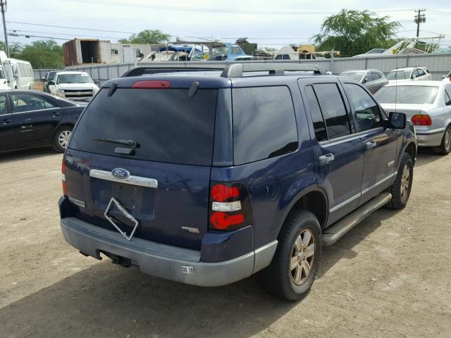 1FMEU62E66UA45172 - 2006 FORD EXPLORER X BLUE photo 4