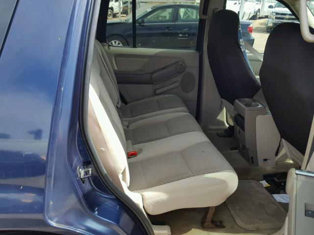 1FMEU62E66UA45172 - 2006 FORD EXPLORER X BLUE photo 6