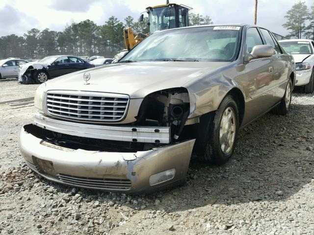 1G6KD54Y42U302531 - 2002 CADILLAC DEVILLE BROWN photo 2