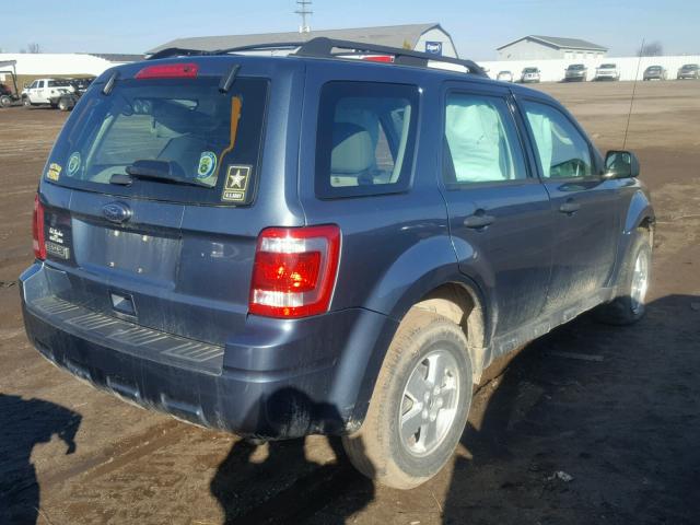 1FMCU9C76BKC62283 - 2011 FORD ESCAPE XLS BLUE photo 4