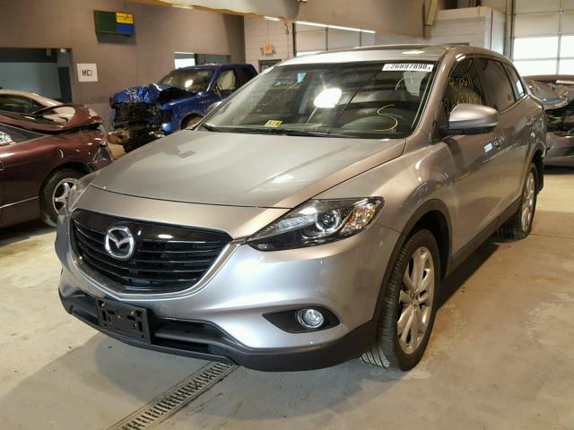 JM3TB3DA8D0401093 - 2013 MAZDA CX-9 GRAND SILVER photo 2