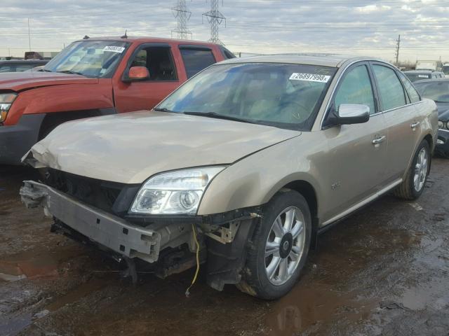 1MEHM42W88G609631 - 2008 MERCURY SABLE PREM BEIGE photo 2