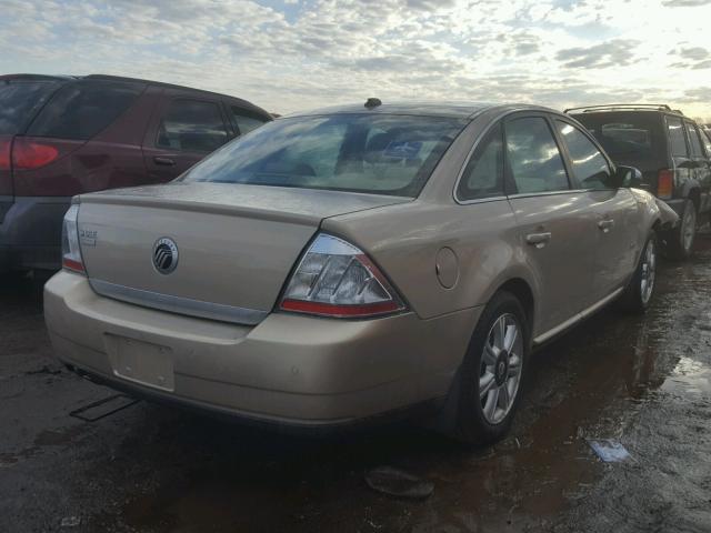 1MEHM42W88G609631 - 2008 MERCURY SABLE PREM BEIGE photo 4