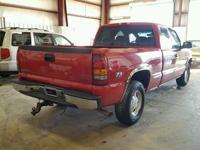 1GTEK19T3YE433491 - 2000 GMC NEW SIERRA RED photo 4