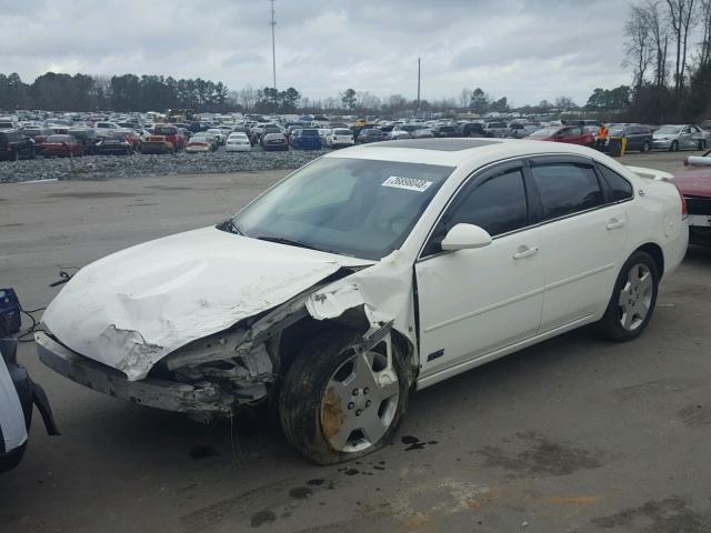 2G1WD58C269336279 - 2006 CHEVROLET IMPALA SUP WHITE photo 2