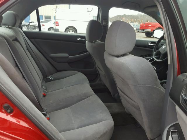 1HGCM563X7A009133 - 2007 HONDA ACCORD SE RED photo 6