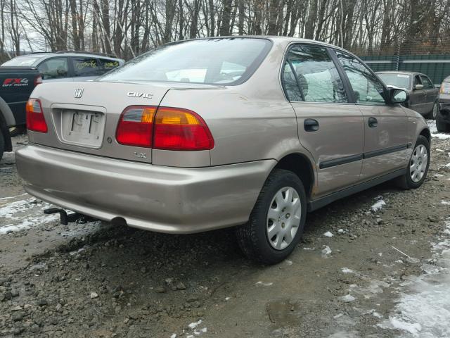 2HGEJ6573YH545744 - 2000 HONDA CIVIC LX TAN photo 4