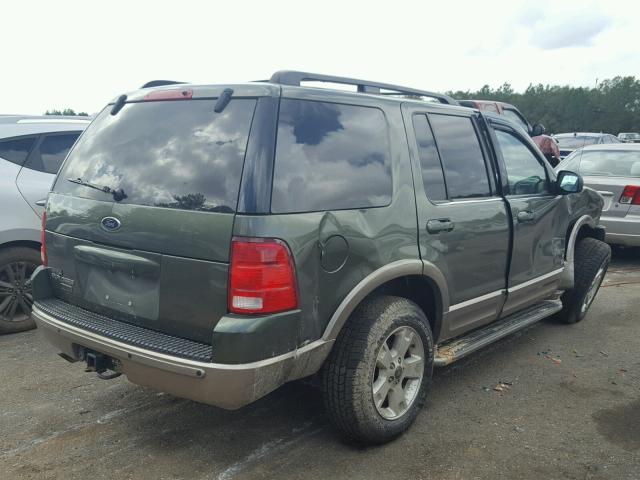 1FMZU64K23UB55684 - 2003 FORD EXPLORER E GREEN photo 4