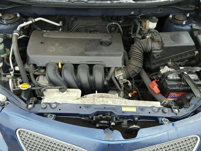 5Y2SL65846Z420480 - 2006 PONTIAC VIBE BLUE photo 7