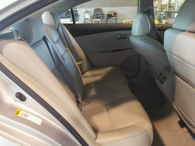 JTHBJ46G882255821 - 2008 LEXUS ES 350 SILVER photo 6