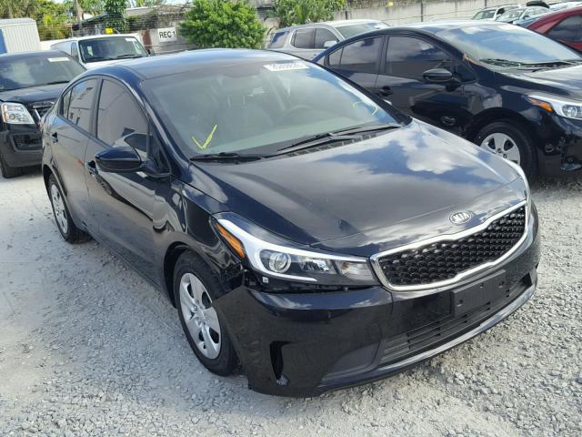 3KPFL4A78HE102623 - 2017 KIA FORTE LX BLACK photo 1