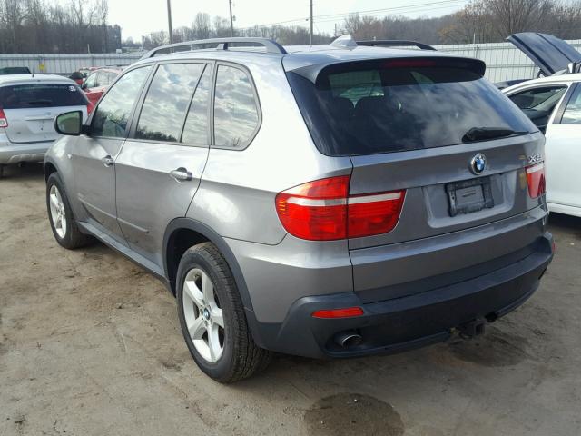 5UXFE43599L262684 - 2009 BMW X5 XDRIVE3 GRAY photo 3