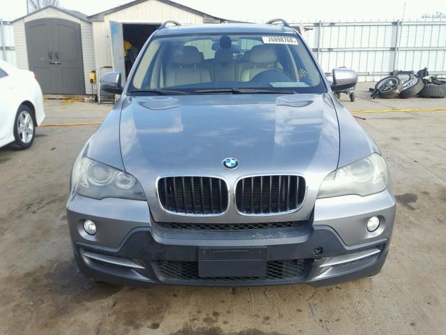 5UXFE43599L262684 - 2009 BMW X5 XDRIVE3 GRAY photo 9