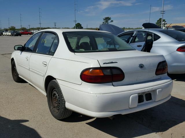 1G1ND52J0Y6310552 - 2000 CHEVROLET MALIBU WHITE photo 3