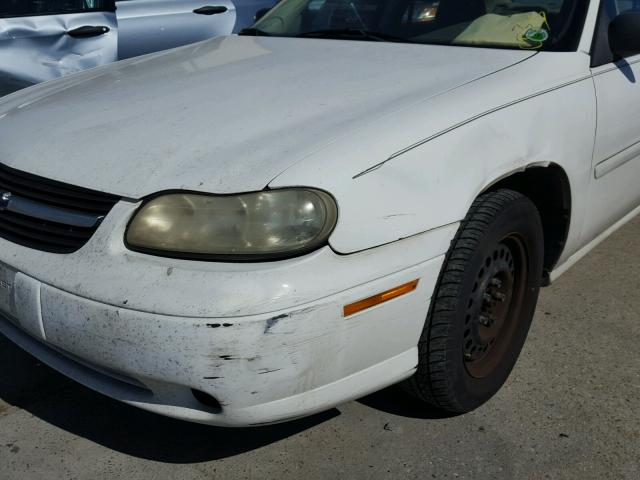 1G1ND52J0Y6310552 - 2000 CHEVROLET MALIBU WHITE photo 9