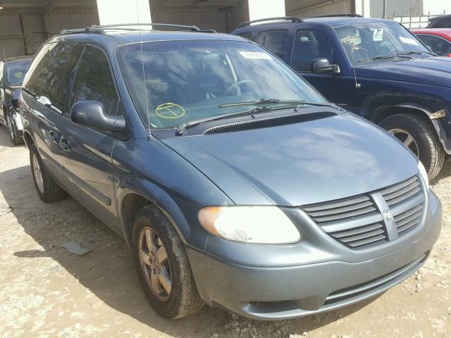 1D4GP45R15B325845 - 2005 DODGE CARAVAN SX BLUE photo 1