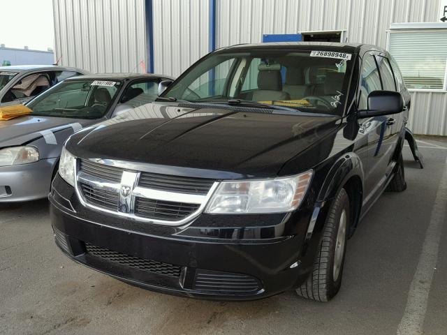 3D4GG47B69T524782 - 2009 DODGE JOURNEY SE BLACK photo 2