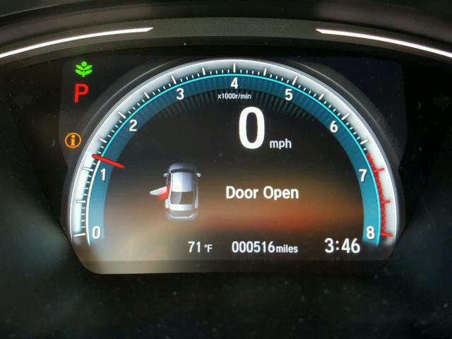 2HGFC2F7XHH555418 - 2017 HONDA CIVIC EX გრაფიტი ფოტო 8