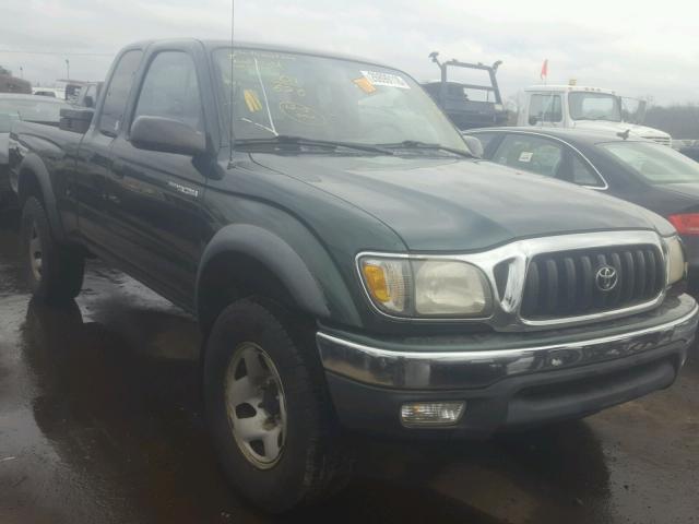 5TEWM72N21Z822218 - 2001 TOYOTA TACOMA XTR GREEN photo 1