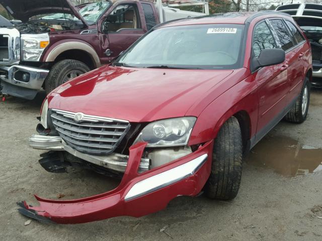 2A8GF68456R625153 - 2006 CHRYSLER PACIFICA T RED photo 2