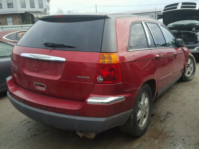 2A8GF68456R625153 - 2006 CHRYSLER PACIFICA T RED photo 4