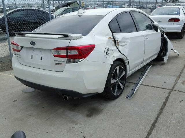 4S3GKAM62H3610585 - 2017 SUBARU IMPREZA SP WHITE photo 4