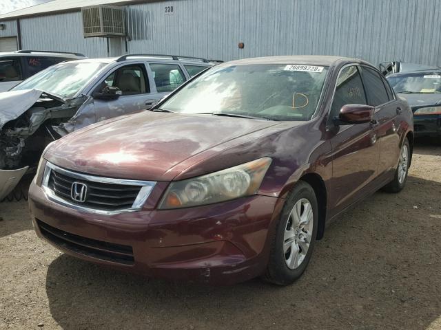 JHMCP26498C037202 - 2008 HONDA ACCORD LXP MAROON photo 2