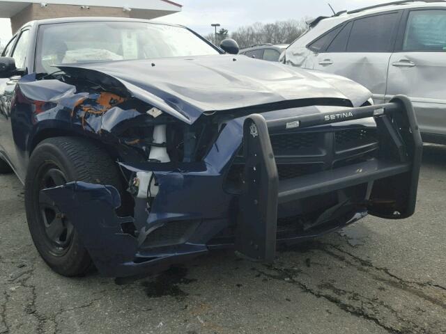 2C3CDXAT5DH627740 - 2013 DODGE CHARGER PO BLUE photo 9