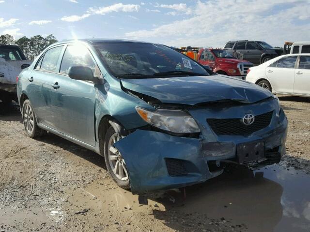 2T1BU4EE4AC367578 - 2010 TOYOTA COROLLA BA GREEN photo 1