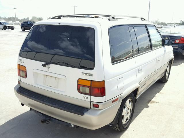 JM3LV5226W0848829 - 1998 MAZDA MPV WAGON WHITE photo 4