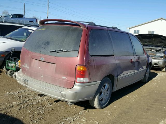 2FMDA53482BA56792 - 2002 FORD WINDSTAR S RED photo 4