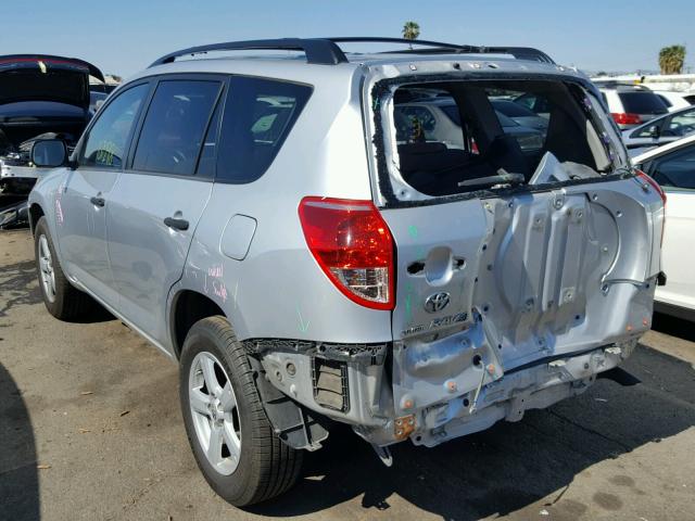 JTMZK33VX76003716 - 2007 TOYOTA RAV4 SILVER photo 3