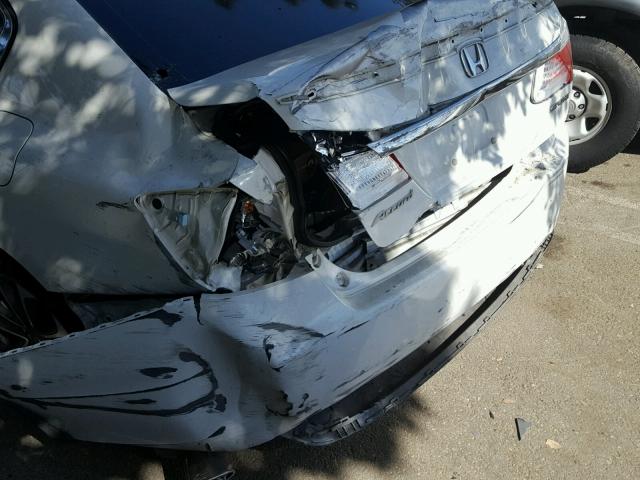 1HGCR2F56EA261394 - 2014 HONDA ACCORD SPO WHITE photo 9