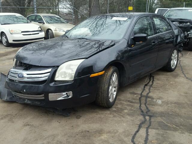 3FAHP08167R110482 - 2007 FORD FUSION SEL BLACK photo 2