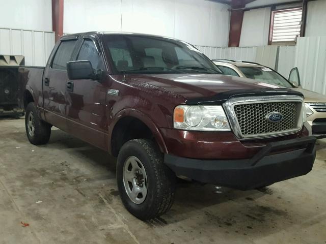 1FTPW14594KD64131 - 2004 FORD F150 SUPER MAROON photo 1