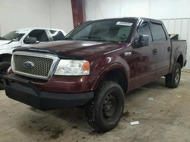 1FTPW14594KD64131 - 2004 FORD F150 SUPER MAROON photo 2