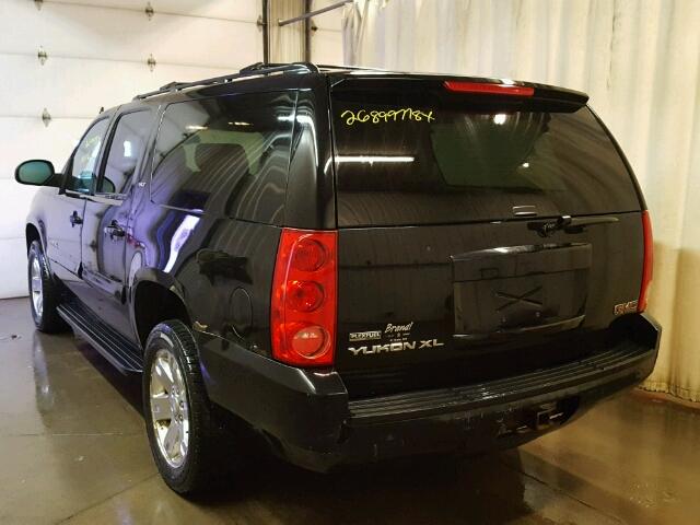 1GKFK16348R235332 - 2008 GMC YUKON XL K BLACK photo 3