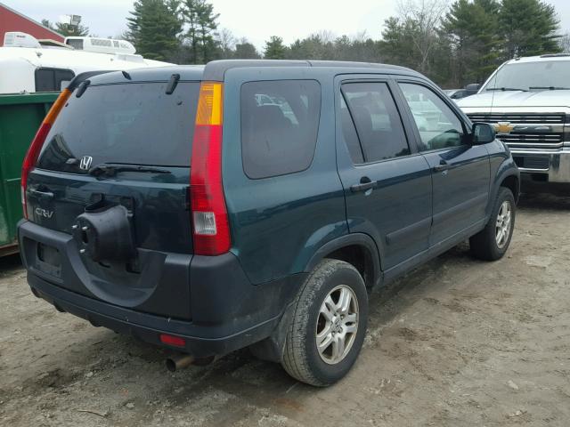 SHSRD78833U110411 - 2003 HONDA CR-V EX GREEN photo 4