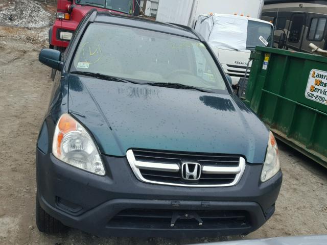 SHSRD78833U110411 - 2003 HONDA CR-V EX GREEN photo 9