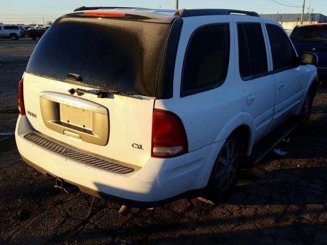 5GADT13S952370825 - 2005 BUICK RAINIER CX WHITE photo 4