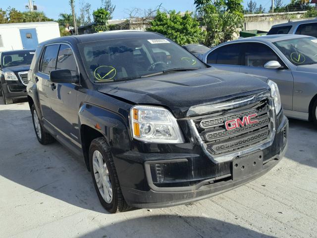 2GKALMEK6H6250346 - 2017 GMC TERRAIN SL BLACK photo 1