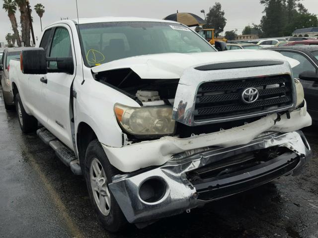 5TFCV54178X006749 - 2008 TOYOTA TUNDRA DOU WHITE photo 1