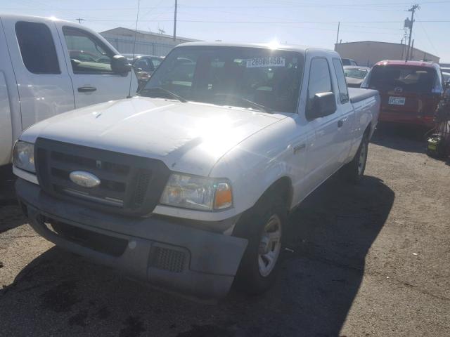 1FTYR14D77PA35955 - 2007 FORD RANGER SUP WHITE photo 2